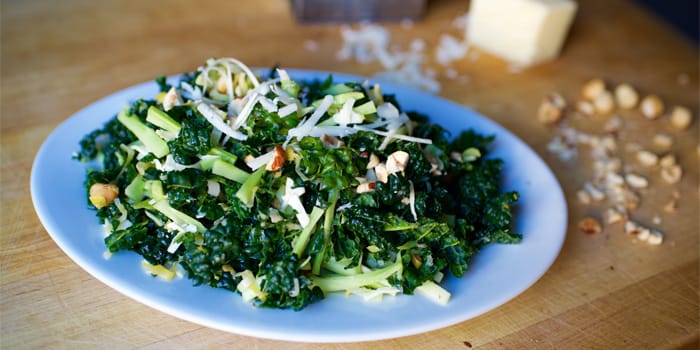 Kale And Broccoli Salad With Hazelnuts Recipe Bodi