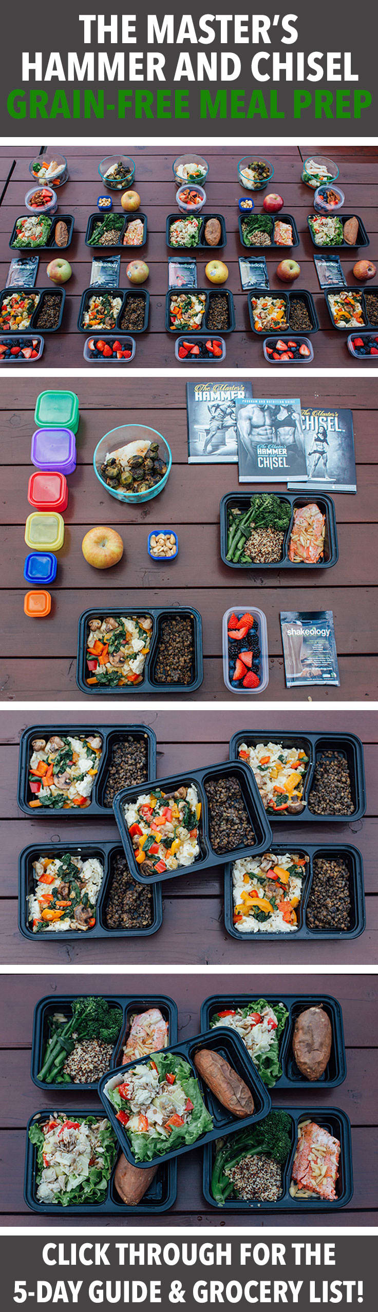 Go Grain Free with This 1,500-1,800 Calorie Meal Prep For The Master's Hammer and Chisel