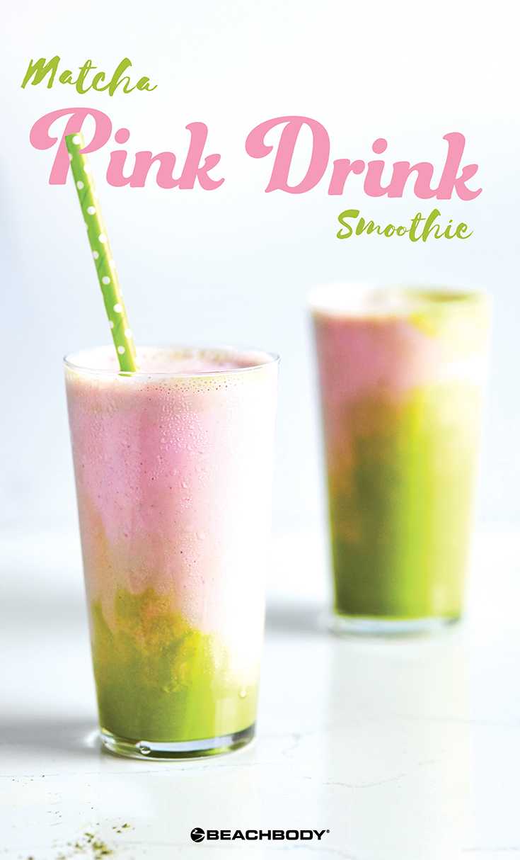 Matcha Pink Drink Smoothie