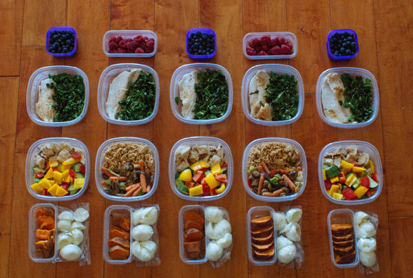 Amanda Meixner's weekly meal prep