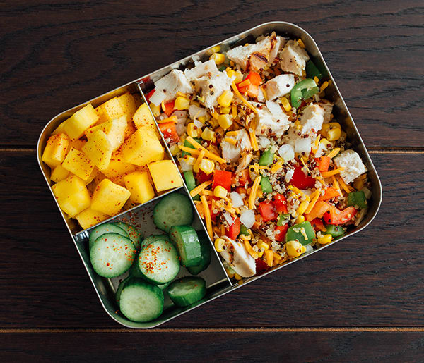 Make work lunches easy with this salad container