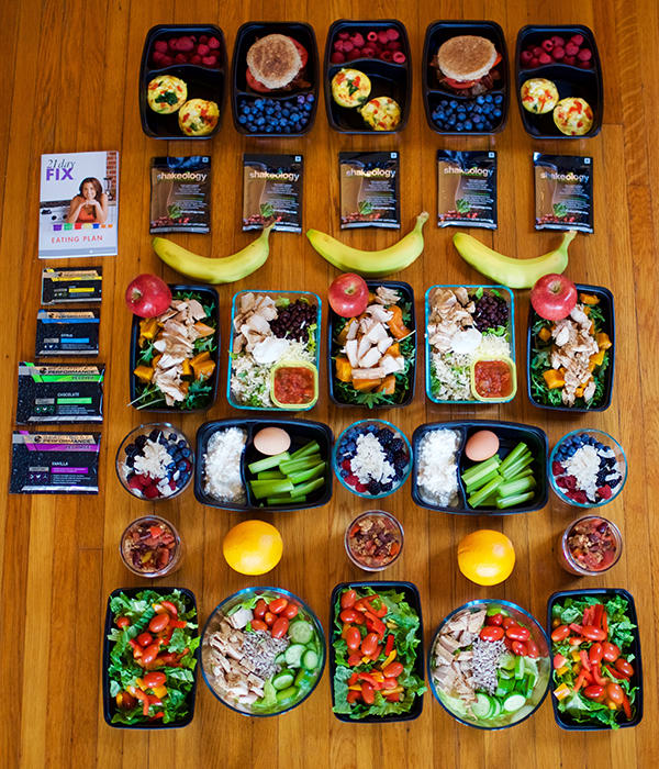Meal Prep for the 21 Day Fix 2,100-2,300 Calorie Level | BeachbodyBlog.com