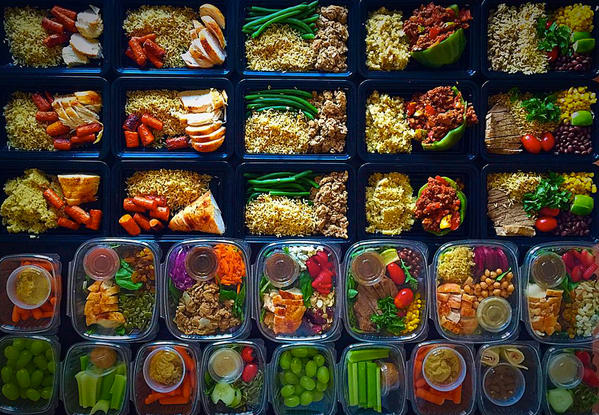 Meal prep by @eatcleansandiego