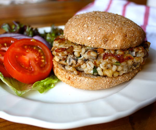 Mushroom Barley Burgers with Sage | BeachbodyBlog.com