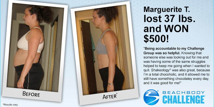 Beachbody Results: Marguerite Lost 37 Pounds and Won $500
