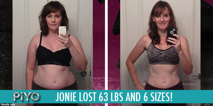 Transformation Tuesday: Jonie Lost 63 Pounds With PiYo!