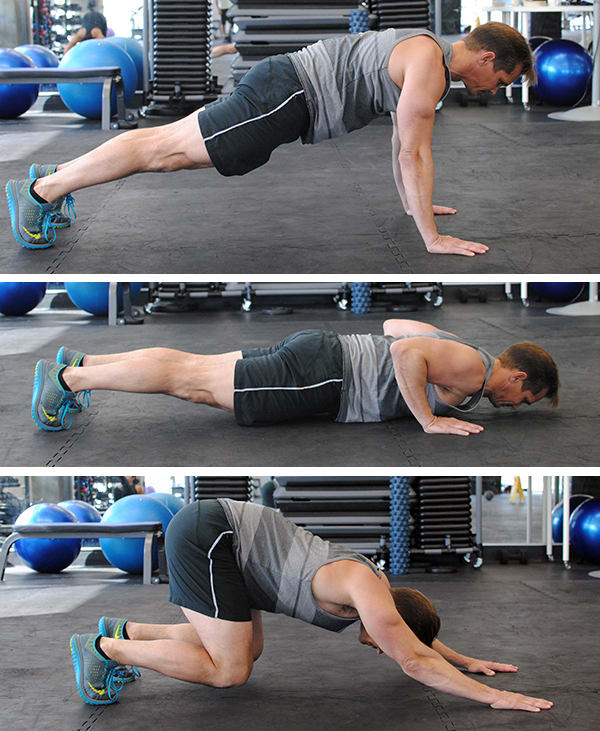 5 Genius Pushup Improvements Push Back Pushup | BeachbodyBlog.com