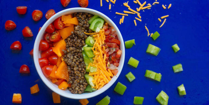 Rainbow Lentil Bowl
