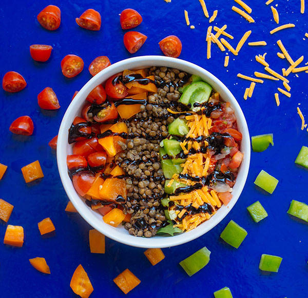 Rainbow Lentil Bowls | BeachbodyBlog.com 