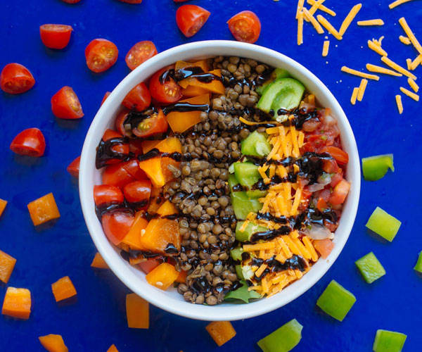 Rainbow Lentil Bowls Recipe | BeachbodyBlog.com 