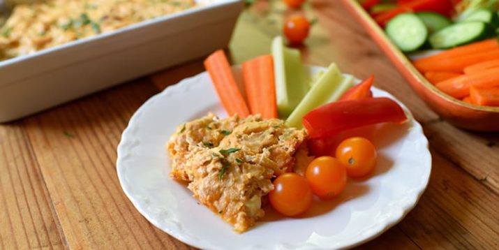 Skinny Buffalo Chicken Dip