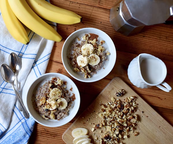 Slow Cooker Banana Bread Oatmeal