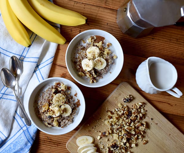 Slow Cooker Banana Bread Oatmeal Recipe