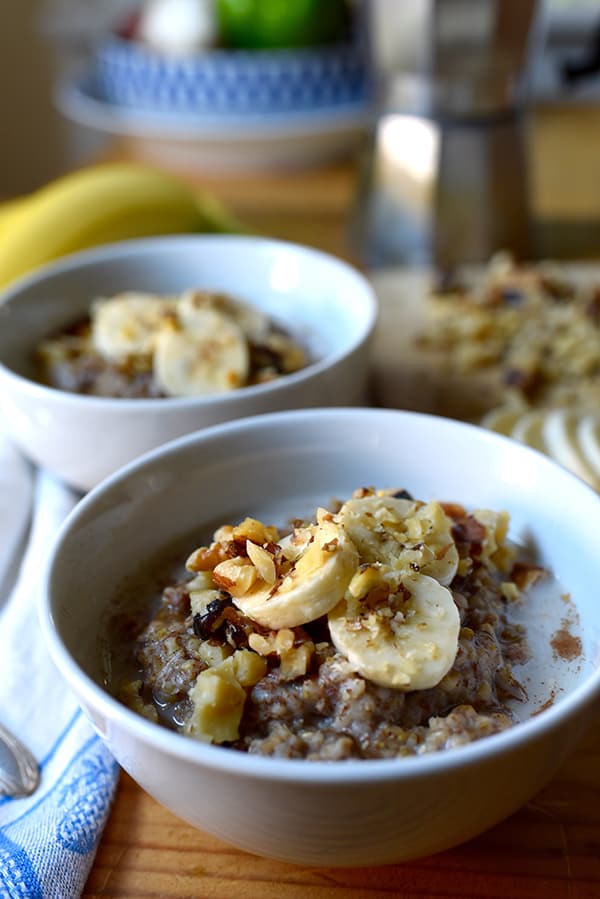 Slow Cooker Banana Bread Oatmeal Recipe