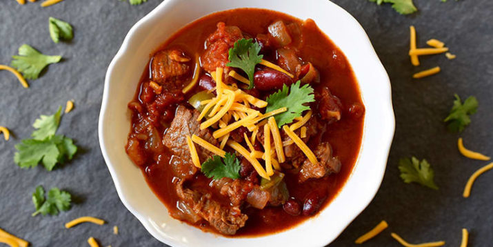 Slow Cooker Beef Chili Recipe Bodi