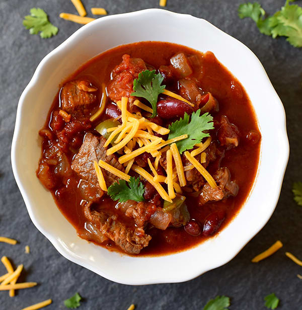 Easy Slow Cooker Recipes: Slow Cooker Beef Chili