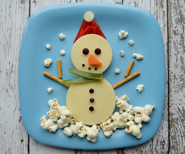 Snowman Snack Platter