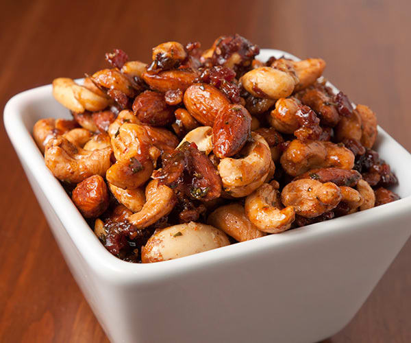 Healthy Snacks for Work Under 200 Calories - Spiced Nuts