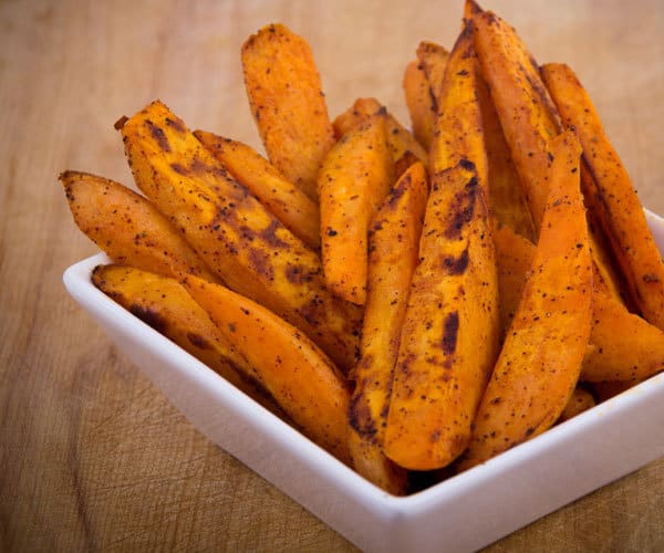 Spicy Sweet potato fries