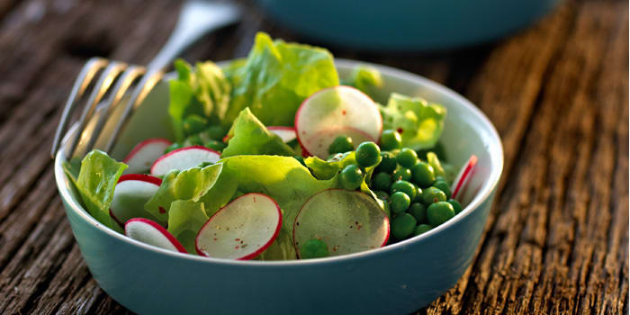 Spring Salad with Peas and Radishes