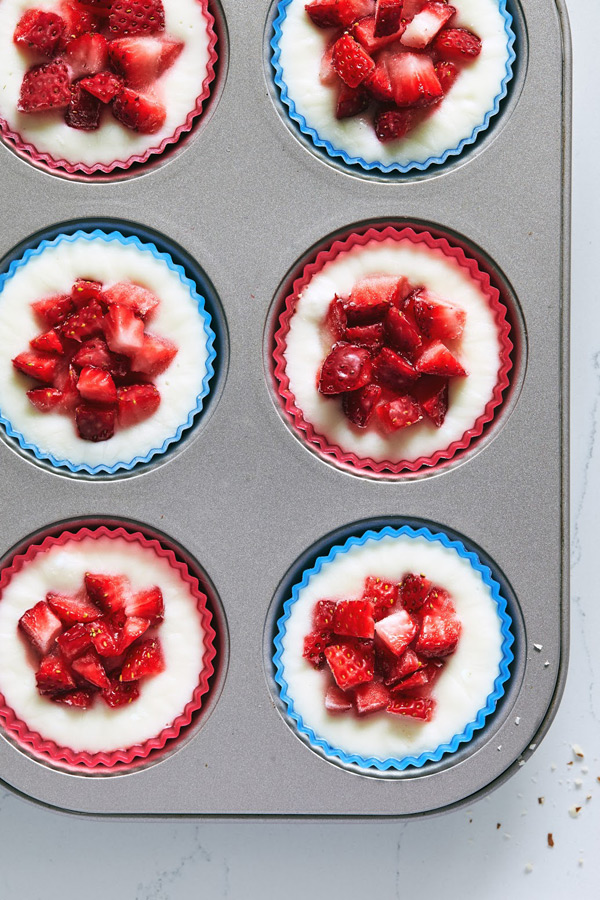 Strawberry Frozen Yogurt Bites