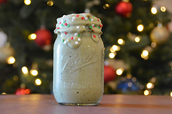 The Grinch Smoothie holiday Vanilla Shakeology recipe