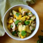 Tropical Salad with Chicken and Mango