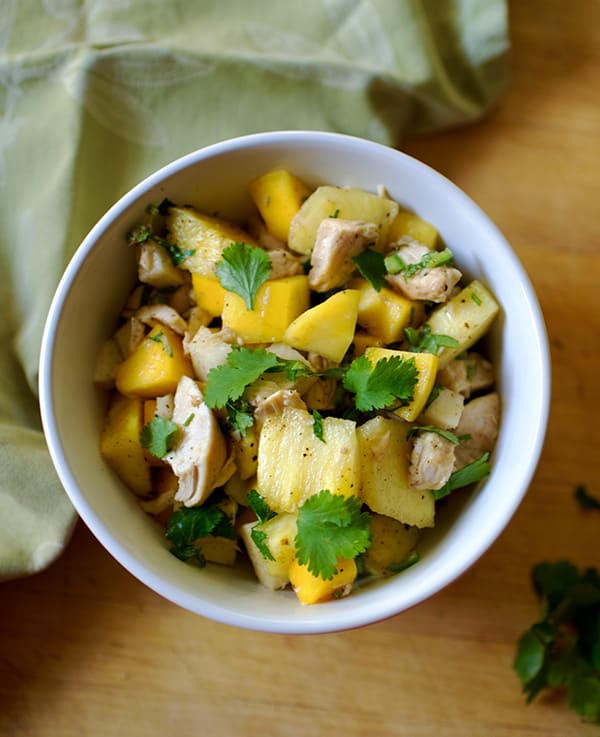 Tropical Salad with Mango, Avocado and Chicken Recipe