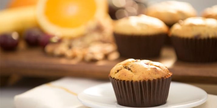 Vegan Orange Cherry Muffins