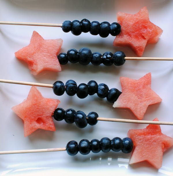 watermelon and blueberry