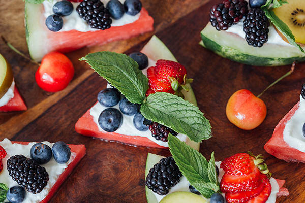 Watermelon Fruit Pizza