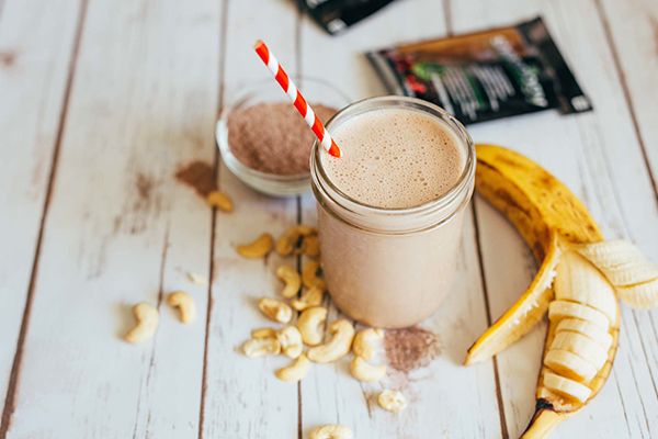 Shakeology with Caffe Latte and banana