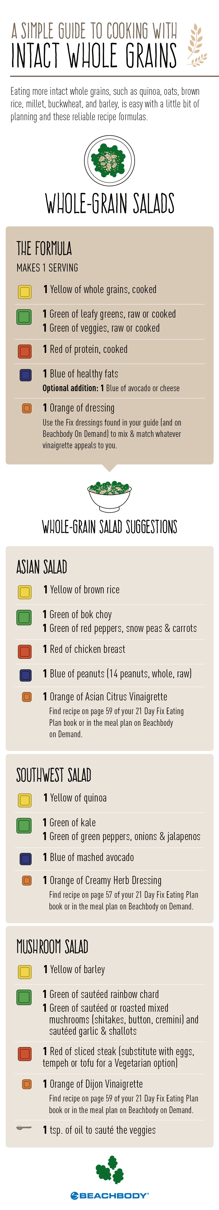 whole grain salads