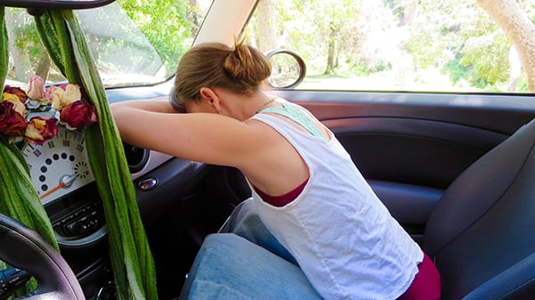 Car Yoga Poses and Stretches for Your Next Road Trip  CarRentalReviews