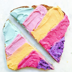 Unicorn Toast by Vibrant and Pure