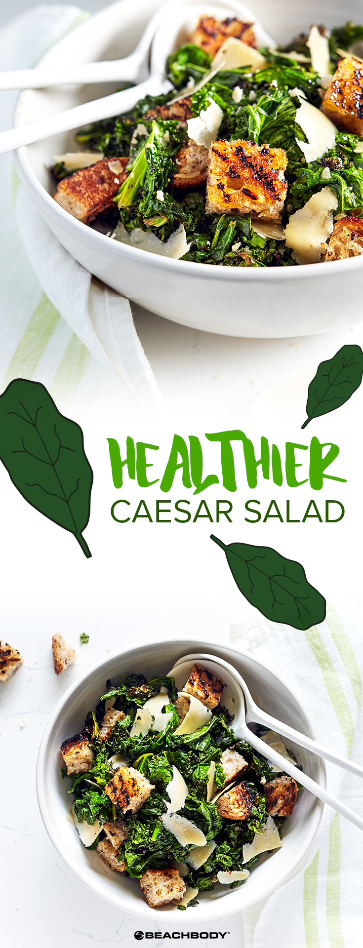 Healthier Caesar Salad