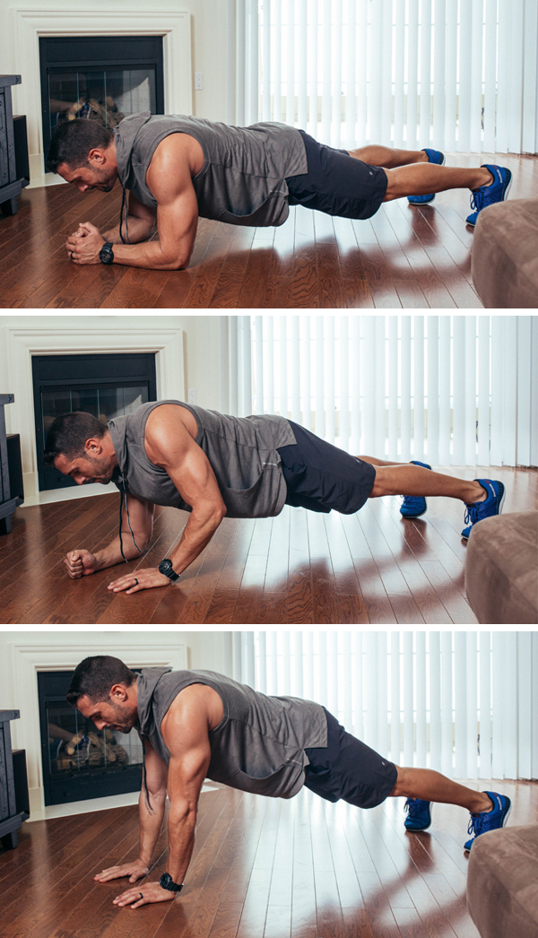 The Best Core Exercises for Abs - Forearm to Straight Arm Plank