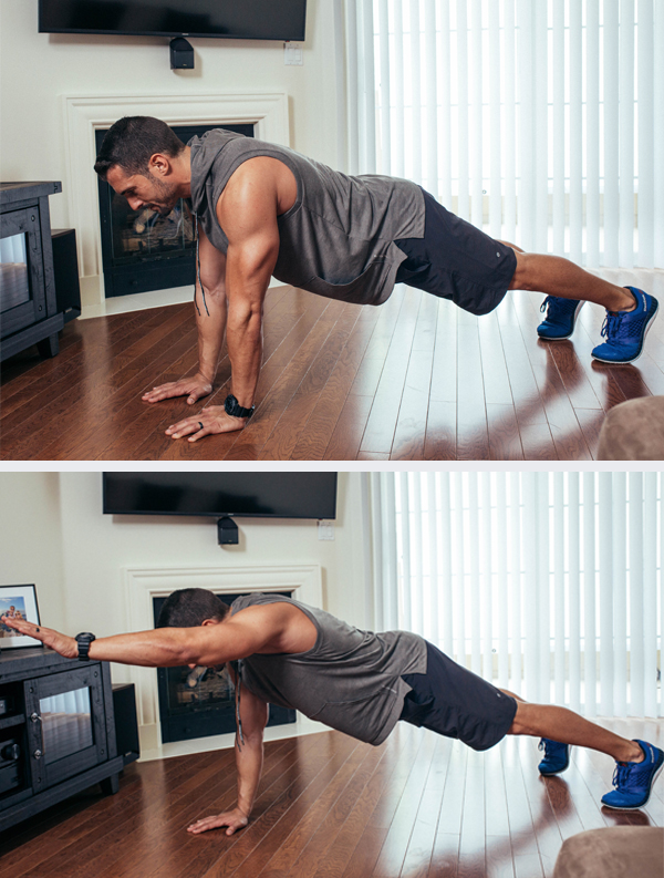 The Best Core Exercises for Abs - Single Arm Plank