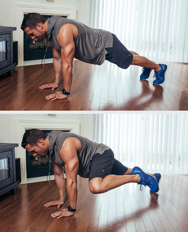The Best Core Exercises for Abs - Spiderman Plank