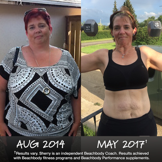 Sherry lost 107 pounds at age 50!
