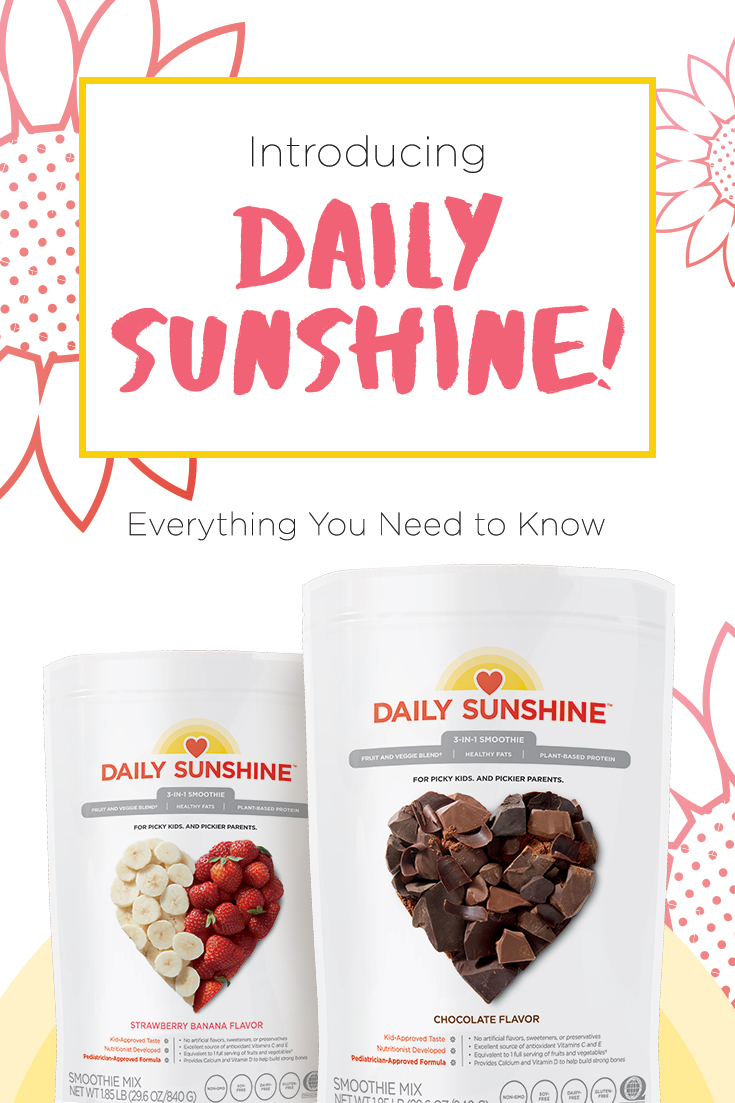 Introducing Daily Sunshine, Beachbody's newest nutrition smoothie shake for kids.
