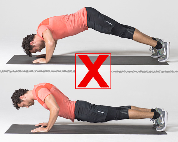 7 Exercises People Usually Do Wrong And How to Correct Them plank wrong