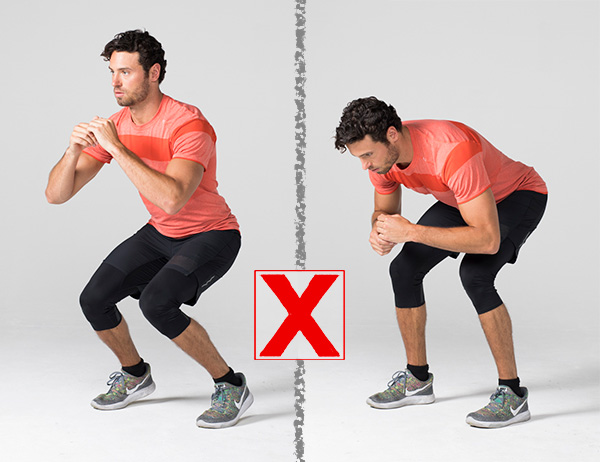 7 Exercises People Usually Do Wrong And How to Correct Them squat wrong