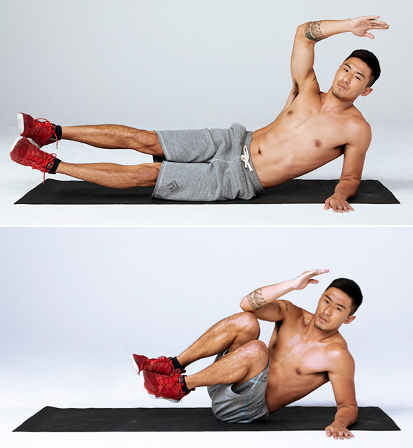 7 of the Best Oblique Exercises for a Strong Core knee up around