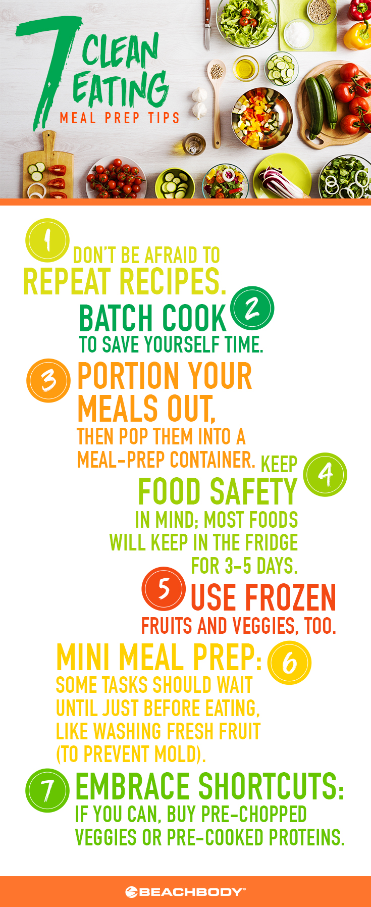 Meal prep tips