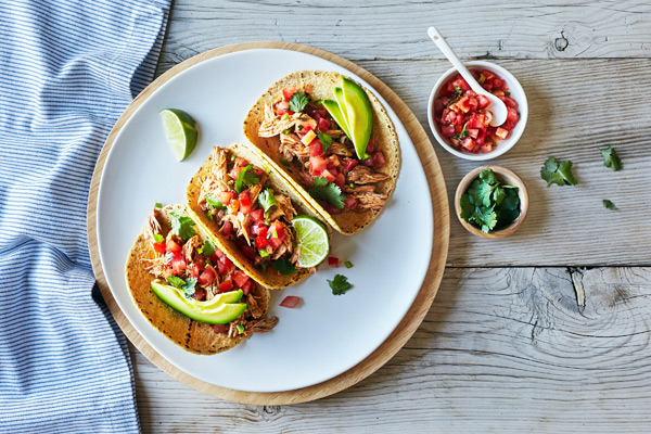 slow cooker chicken tacos