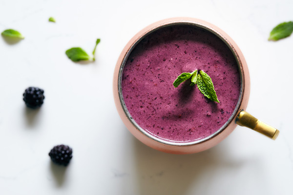 Blackberry Mint Julep Smoothie