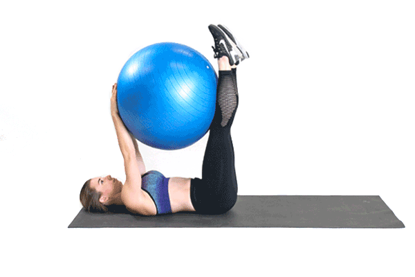 oblique crunch oblique crunches deadbug with stability ball