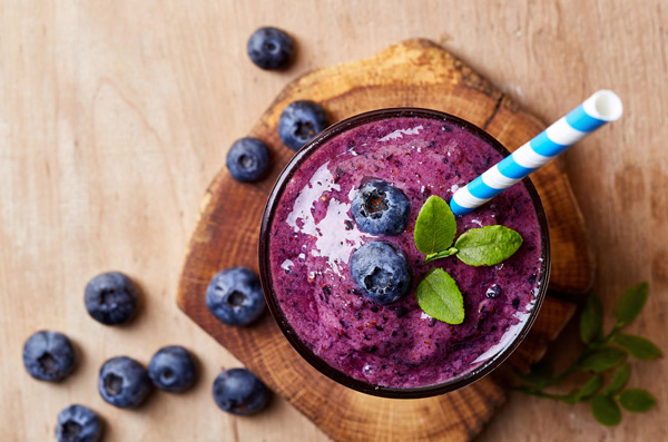 Vanilla Shakeology Recipes Blueberry Basil Shakeology Smoothie