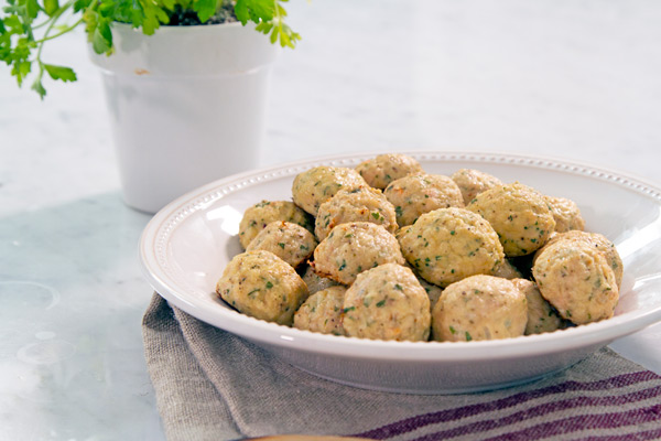 This healthy no-fuss recipe for the ideal Italian Meatball can be made in under 30 minutes and features lean ground turkey and a traditional spice blend.